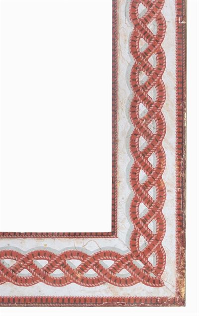 Cornice Piatta Laccata, XIX Secolo