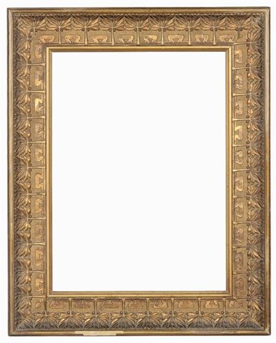 Cornice Neoclassica Intagliata e Dorata, XVIII Secolo