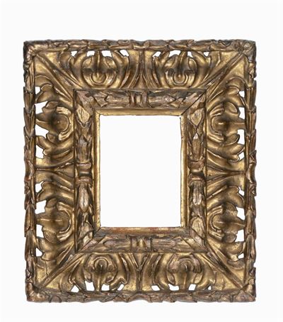 Cornice Intagliata e Dorata, XVII Secolo