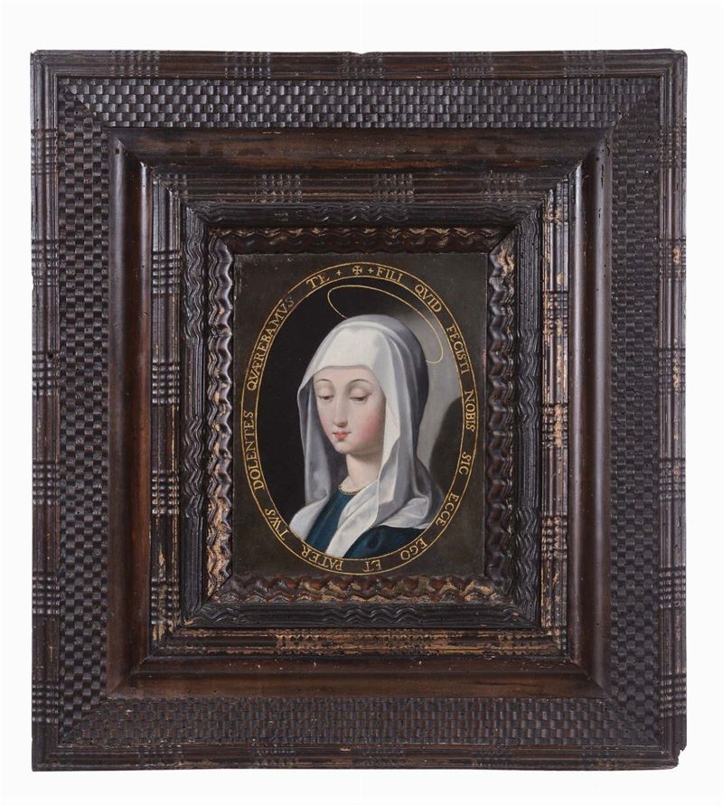 Cornice guillochè in legno naturale, XVII secolo  - Auction Antique Frames from 16th to 19th century - Cambi Casa d'Aste