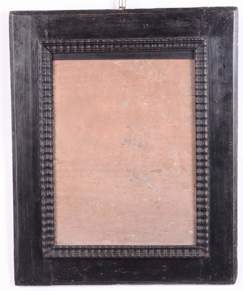 Piccola cornice a specchio intagliata e dorata, XIX secolo  - Asta Cornici Antiche dal XVI al XIX secolo - Cambi Casa d'Aste
