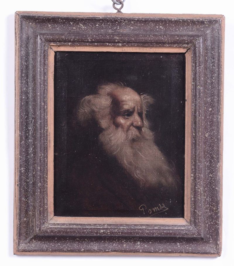 Artista del XIX secolo Testa di vecchio  - Auction Time Auction 2-2014 - Cambi Casa d'Aste