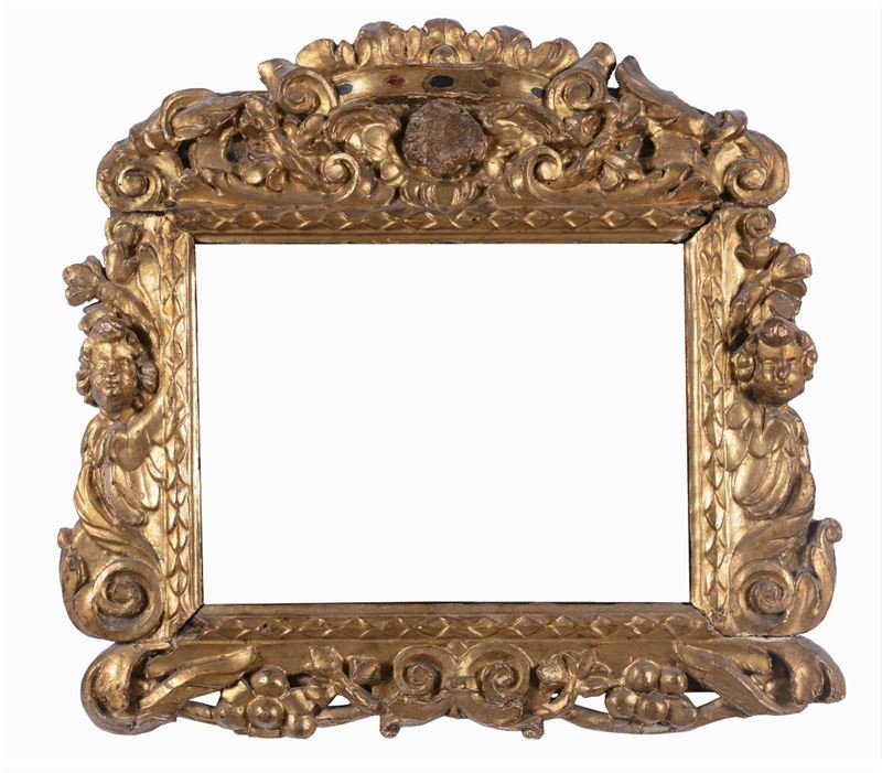 Cornice intagliata e dorata, XVIII secolo  - Auction Antique Frames from 16th to 19th century - Cambi Casa d'Aste