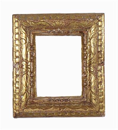 Piccola Cornice Intagliata e Dorata, XVIII Secolo