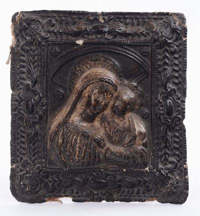 Bassorilievo Raffigurante Madonna con Bambino
