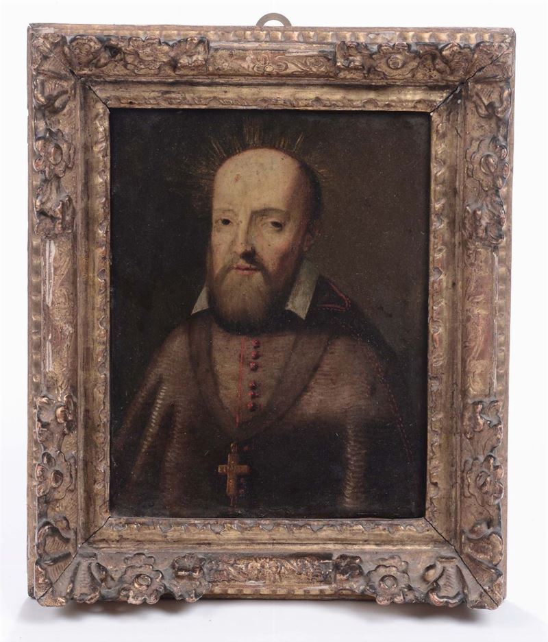 Piccola cornice a sagoma laccata, XVIII secolo  - Auction Antique Frames from 16th to 19th century - Cambi Casa d'Aste