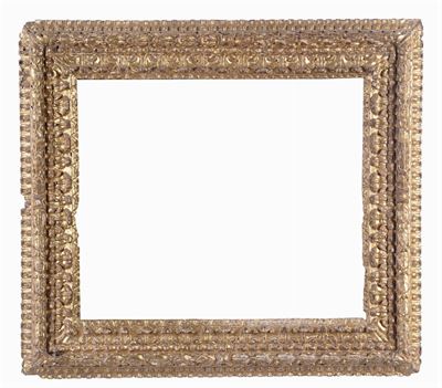 Cornice Riccamente Intagliata e Dorata, XVII Secolo