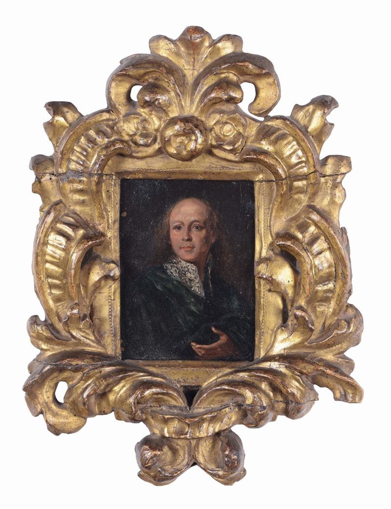 Scuola del XVII secolo Ritratto di gentiluomo  - Auction Antique Frames from 16th to 19th century - Cambi Casa d'Aste