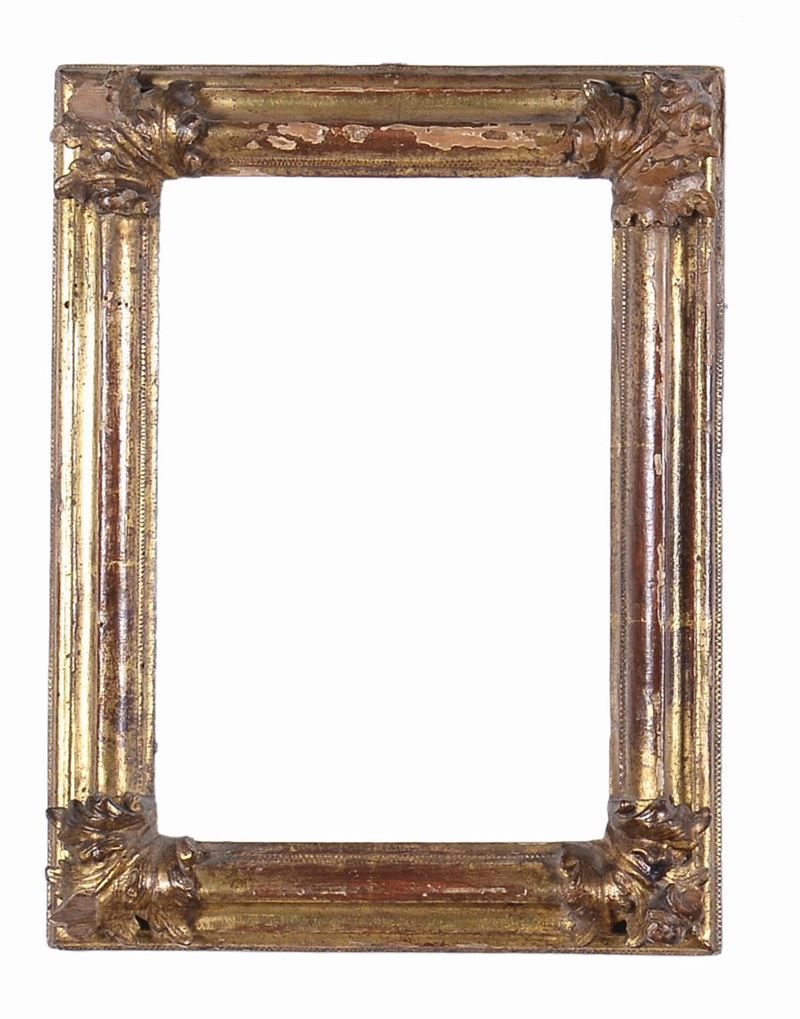 Cornice a sagome dorata, XVIII secolo  - Auction Antique Frames from 16th to 19th century - Cambi Casa d'Aste