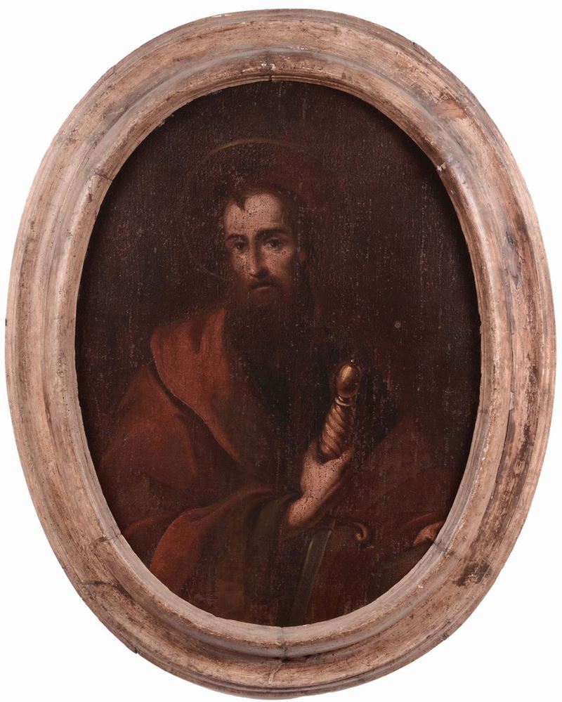 Scuola del XVII secolo San Paolo  - Asta Arredi dalle dimore degli eredi Ercole Marelli e altre provenienze - Cambi Casa d'Aste