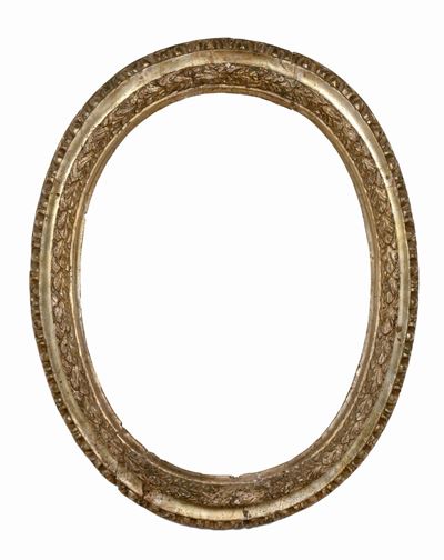 Cornice Ovale Intagliata e Dorata a Mecca, XVIII Secolo
