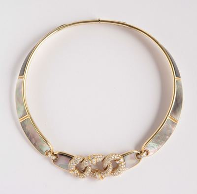 Collier con Madreperla e Diamanti