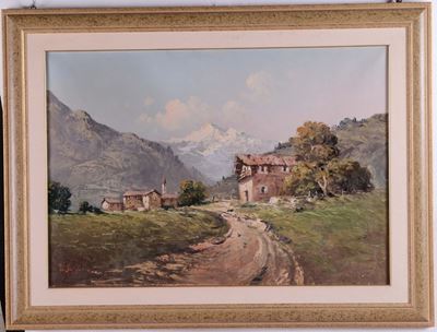 Anonimo del XX Secolopaesaggio Montano