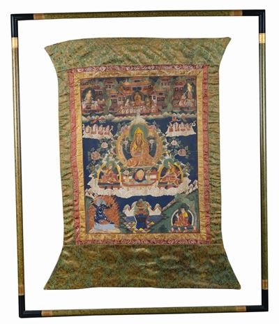Tanka Raffigurante Buddha, Tibet, XIX Secolo