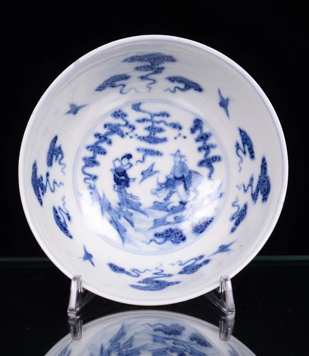 Ciotolina in Porcellana, con Decoro Policromo, Cina, XX Secolo
