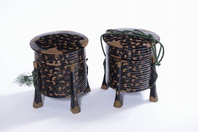 Two gold Hokkai boxes, Japan, 19th century  - Auction Fine Chinese Works of Art - Cambi Casa d'Aste
