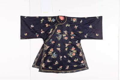 Vestito Blu in Seta, Cina Inizio XX Secolo