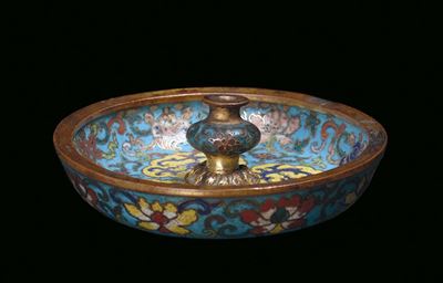 Raro e Fine Incensiere in Smalti Cloisonnè, Cina, Dinastia Qing, Periodo Kangxi (1662-1722)