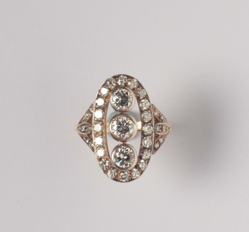 A diamond ring  - Auction Silver, Ancient and Contemporary Jewels - Cambi Casa d'Aste