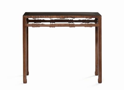 Console in Legno di Homu, Cina, Dinastia Qing, XIX Secolo