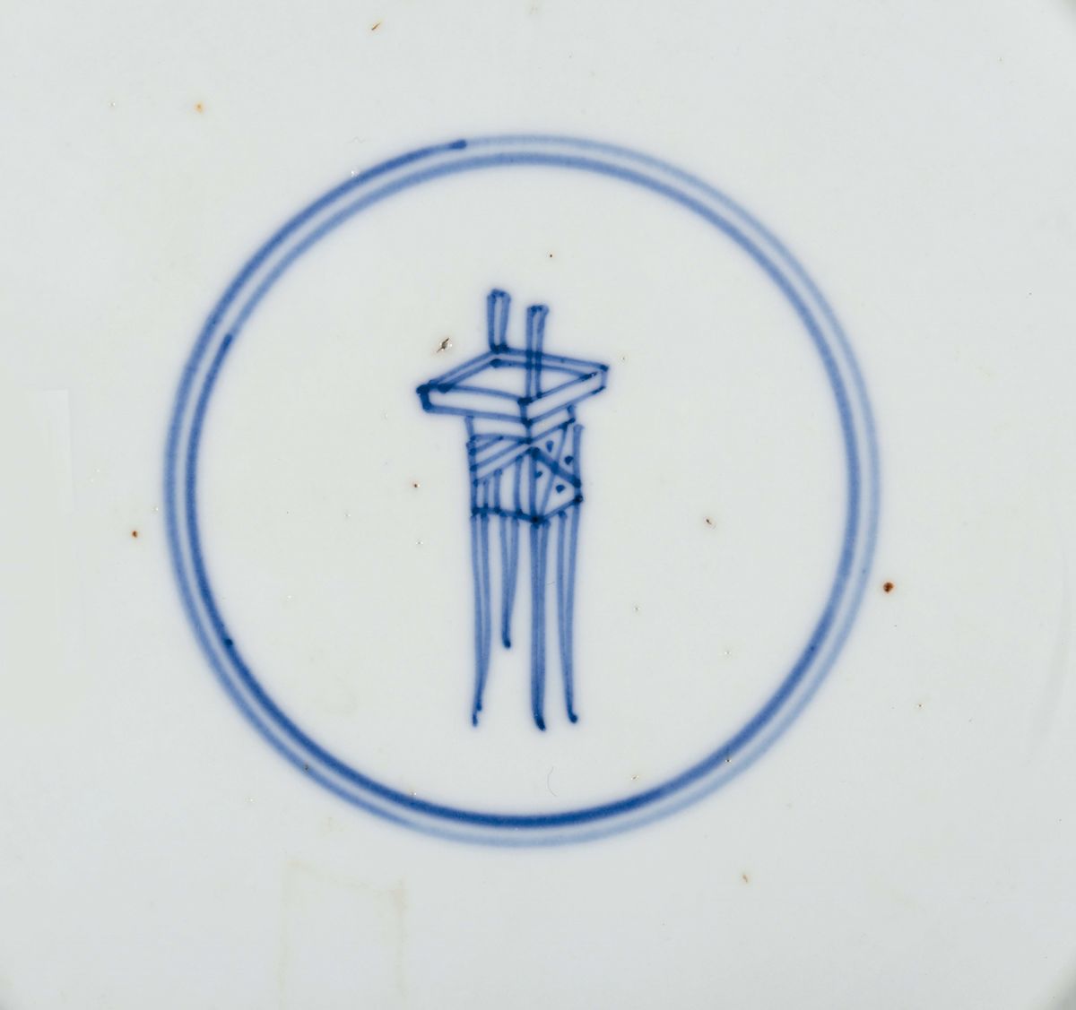 Coppia di Piatti in Porcellana Bianchi e Blu, Cina, Dinastia Qing, XIX Secolo