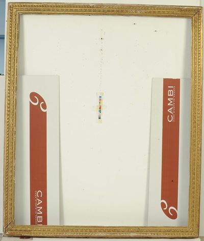 Grande Cornice in Legno Intagliato e Dorato. Italia Centrale Inizi XIX Secolo