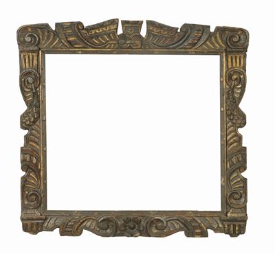 Cornice Sansoviniana in Legno Naturale e Oro, Venezia XVI Secolo
