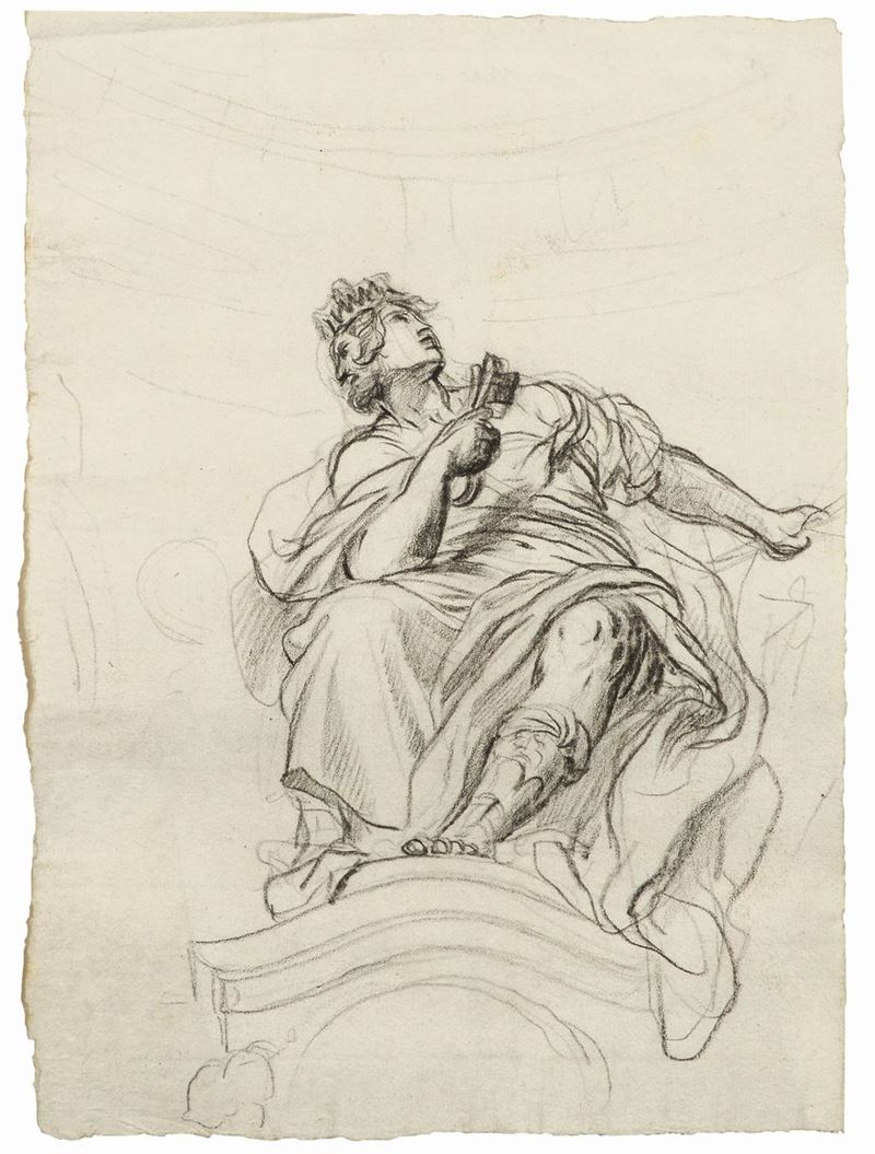 Lorenzo De Ferrari (1680-1744) Giano  - Asta Disegni Antichi - I - Cambi Casa d'Aste