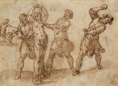 Bernardo Castello (genova 1557-1629)martirio di Sant’agata