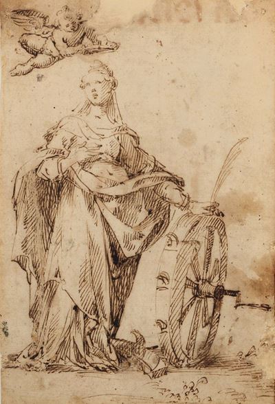 Bernardo Strozzi (genova 1581 - Venezia 1644), Bottega Disanta Caterina