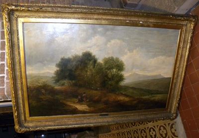 William Shayerpaesaggio con Contadine