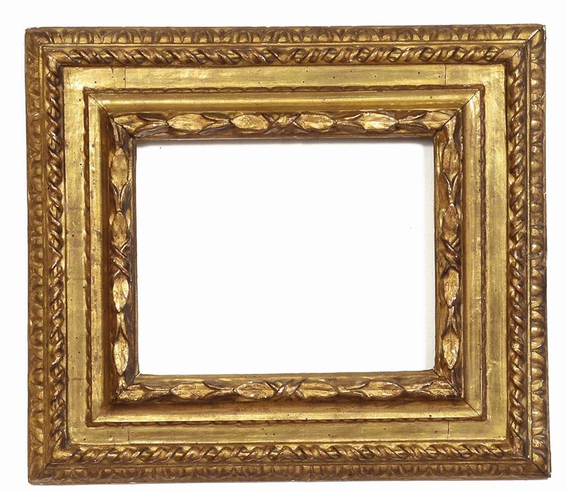Cornice intagliata a tre ordini di intaglio  - Auction Antique Frames from 16th to 19th century - Cambi Casa d'Aste