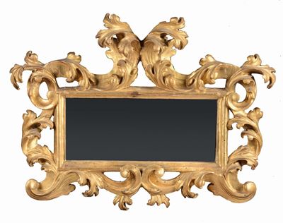 Cornice in Legno Intagliato e Dorato, Emilia XVIII Secolo