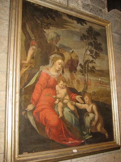 Scuola del XVIII Secolomadonna con Bambino e San Giovannino