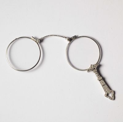 Lorgnette in Platino e Diamanti