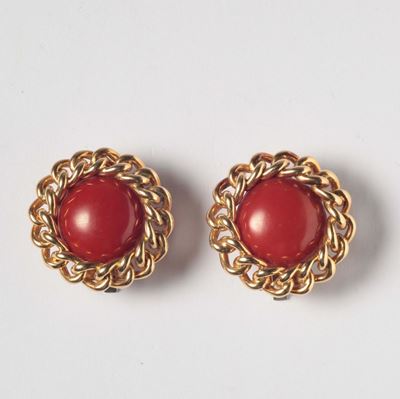 Orecchini con Corallo Giapponese
