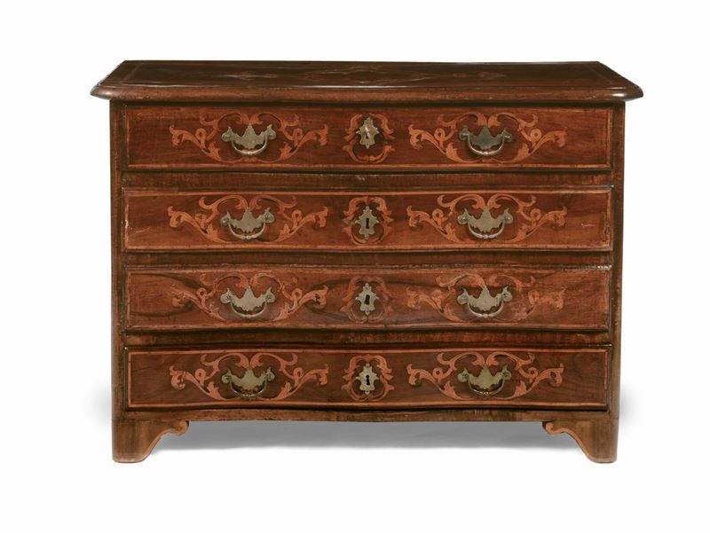 Cantarano in noce, Piemonte XVIII secolo  - Auction Furnishings and Works of Art from Important Private Collections - Cambi Casa d'Aste