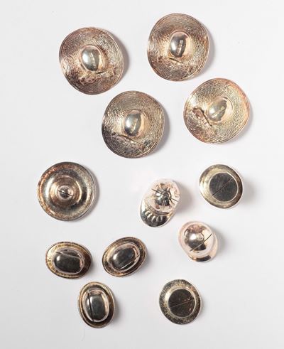Dodici Segnaposto Cappello in Argento