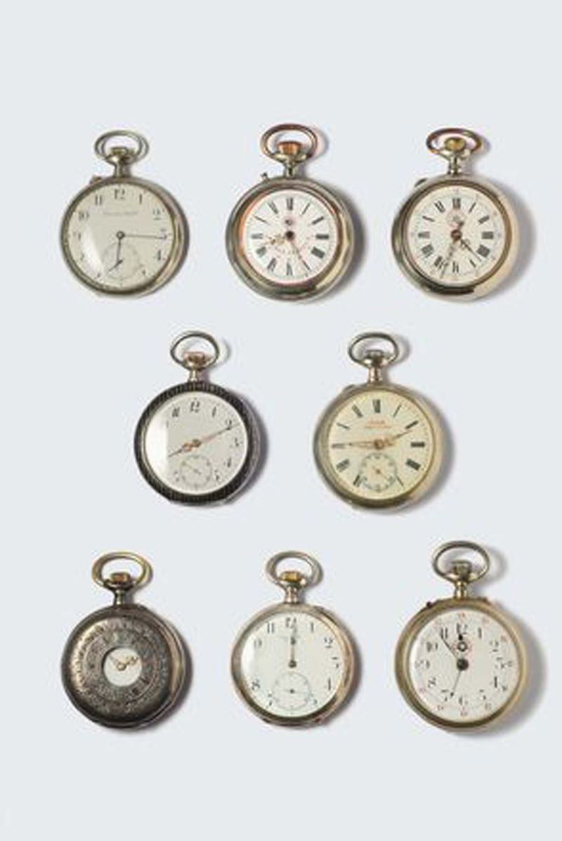 Lotto composto da orologi da tasca  - Asta Argenti e Gioielli Antichi e Contemporanei - Cambi Casa d'Aste