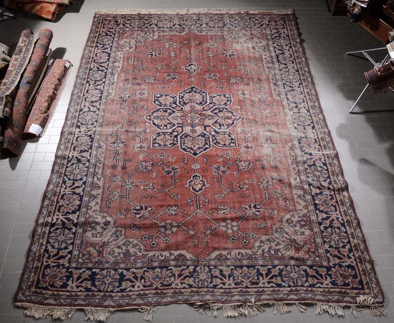 Tappeto anatolico, XX secolo  - Auction Furnishings and Works of Art from Important Private Collections - Cambi Casa d'Aste