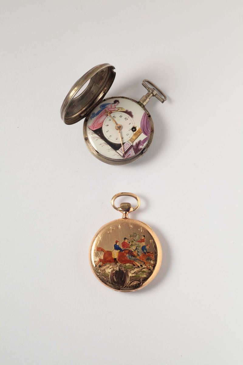 Due orologi da tasca  - Asta Argenti e Gioielli Antichi e Contemporanei - Cambi Casa d'Aste