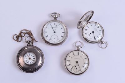 Quattro Orologi da Tasca in Argento