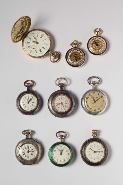 Nove Orologi da Tasca per Signora
