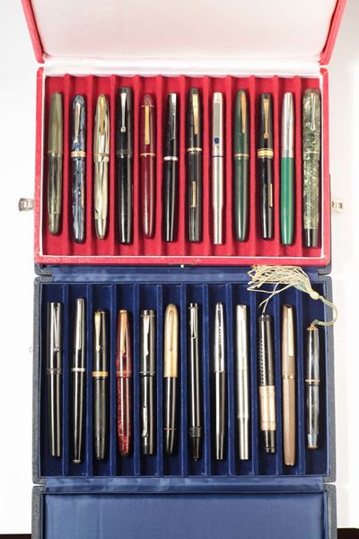 Lotto Composto da 24 Penne Stilografiche