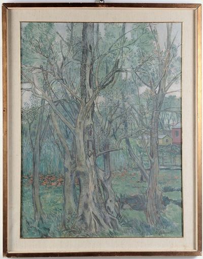 Oscar Saccorotti (1898-1986)campagna Ligure Fiorita