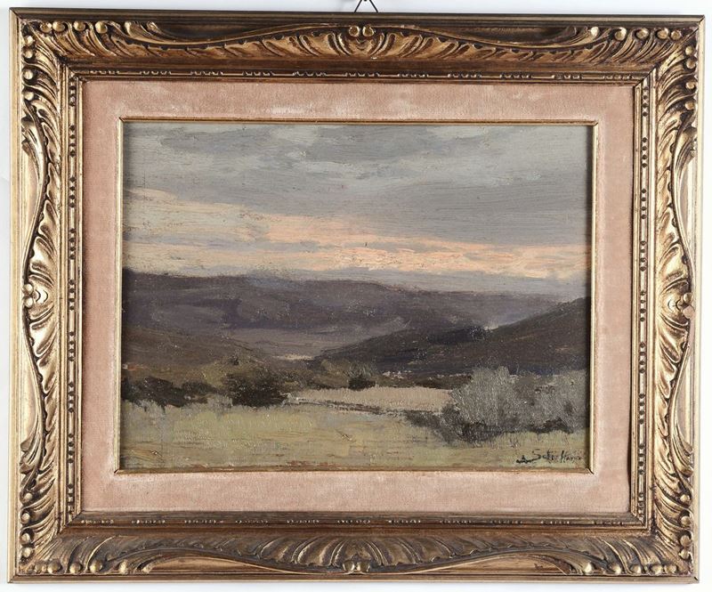 Antonio Schiaffino (1879-1968) Campagna  - Auction 19th and 20th Century Paintings - Cambi Casa d'Aste