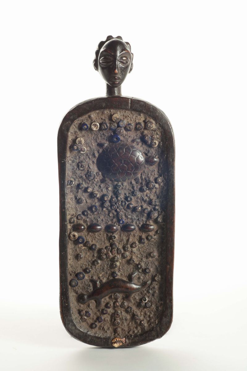 Strumento di mnemotecnica lukasa LUBA (Rep. Democratica del Congo)  - Auction African Art - Cambi Casa d'Aste
