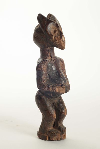 Figura Mascherata con Maschera Kayamba Lega (rep. Democratica del Congo)
