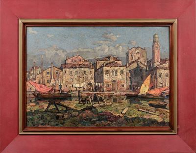 Angelo Pavan (1893-1945)chioggia, Canale Lombardo