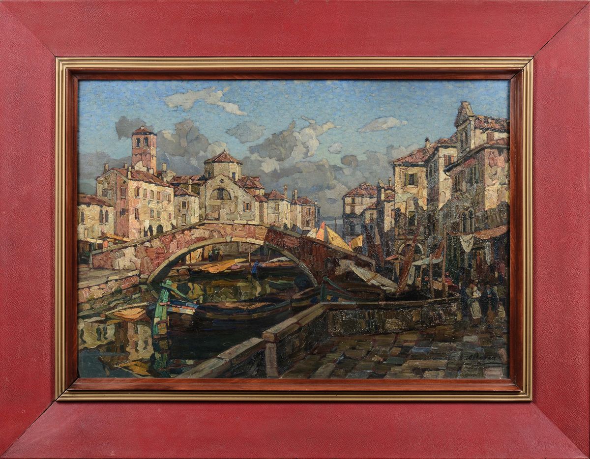 Angelo Pavan (1893-1945)chioggia, Canale Lombardo